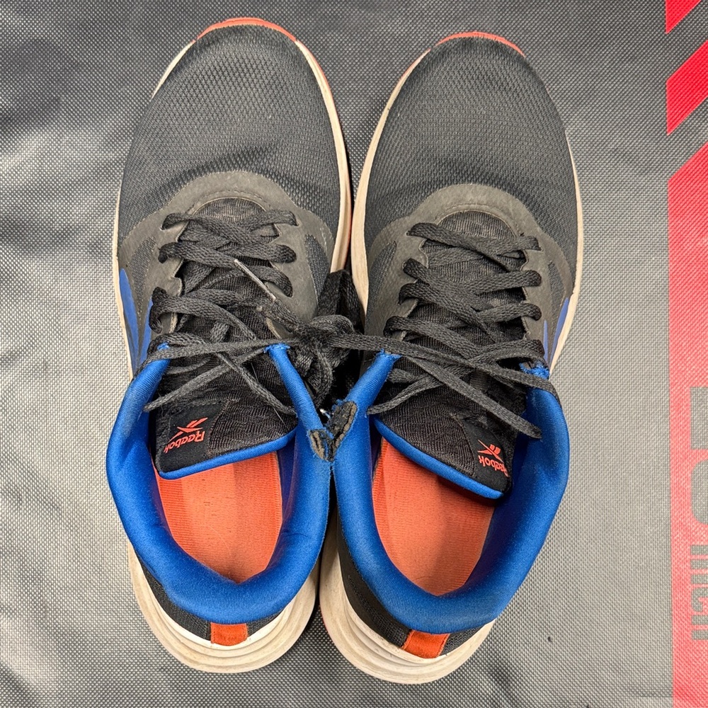 Reebok Black and Blue Athletic Shoes